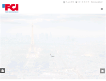 Tablet Screenshot of fci-cie.com